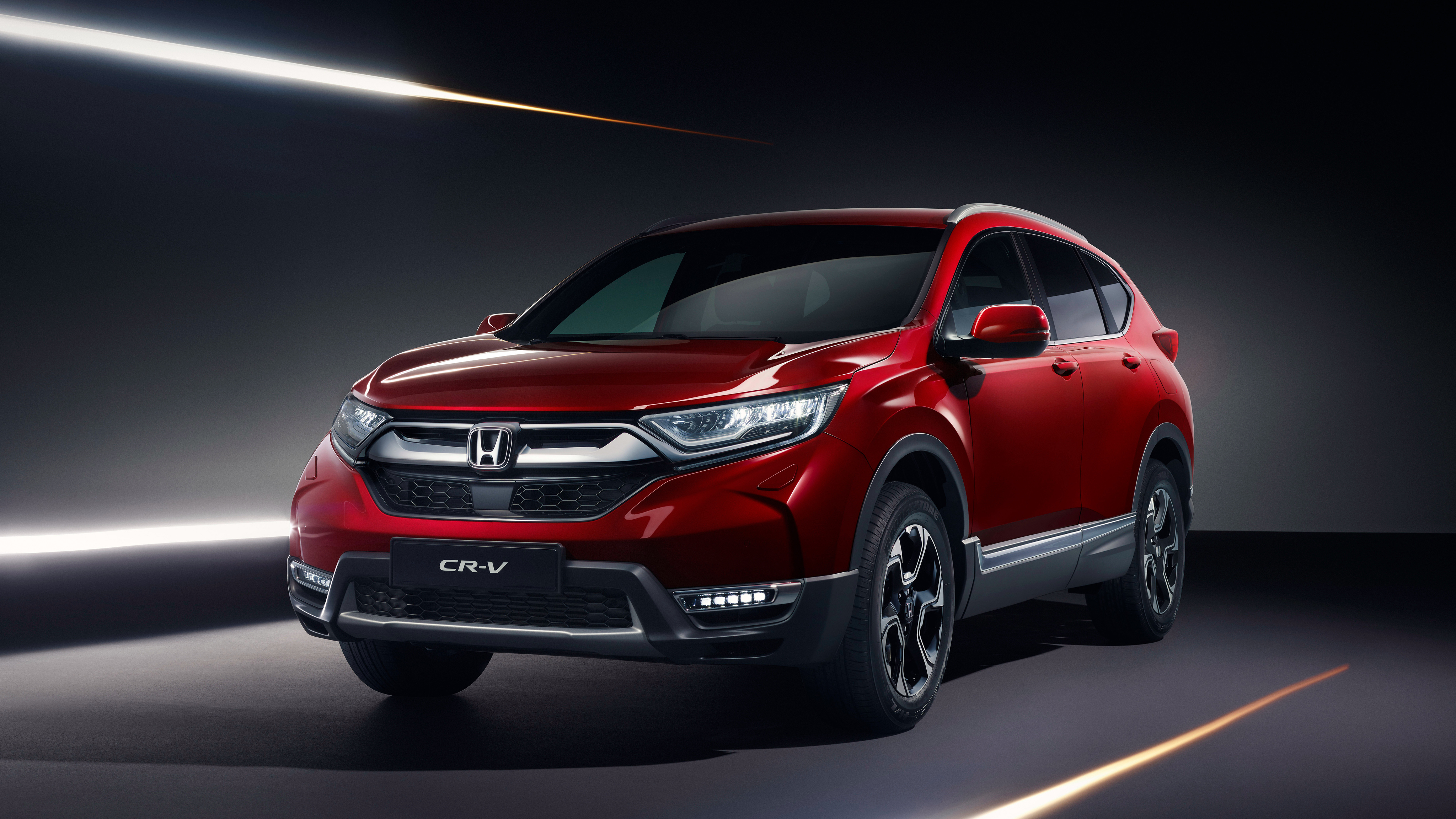 Red Honda CR-V