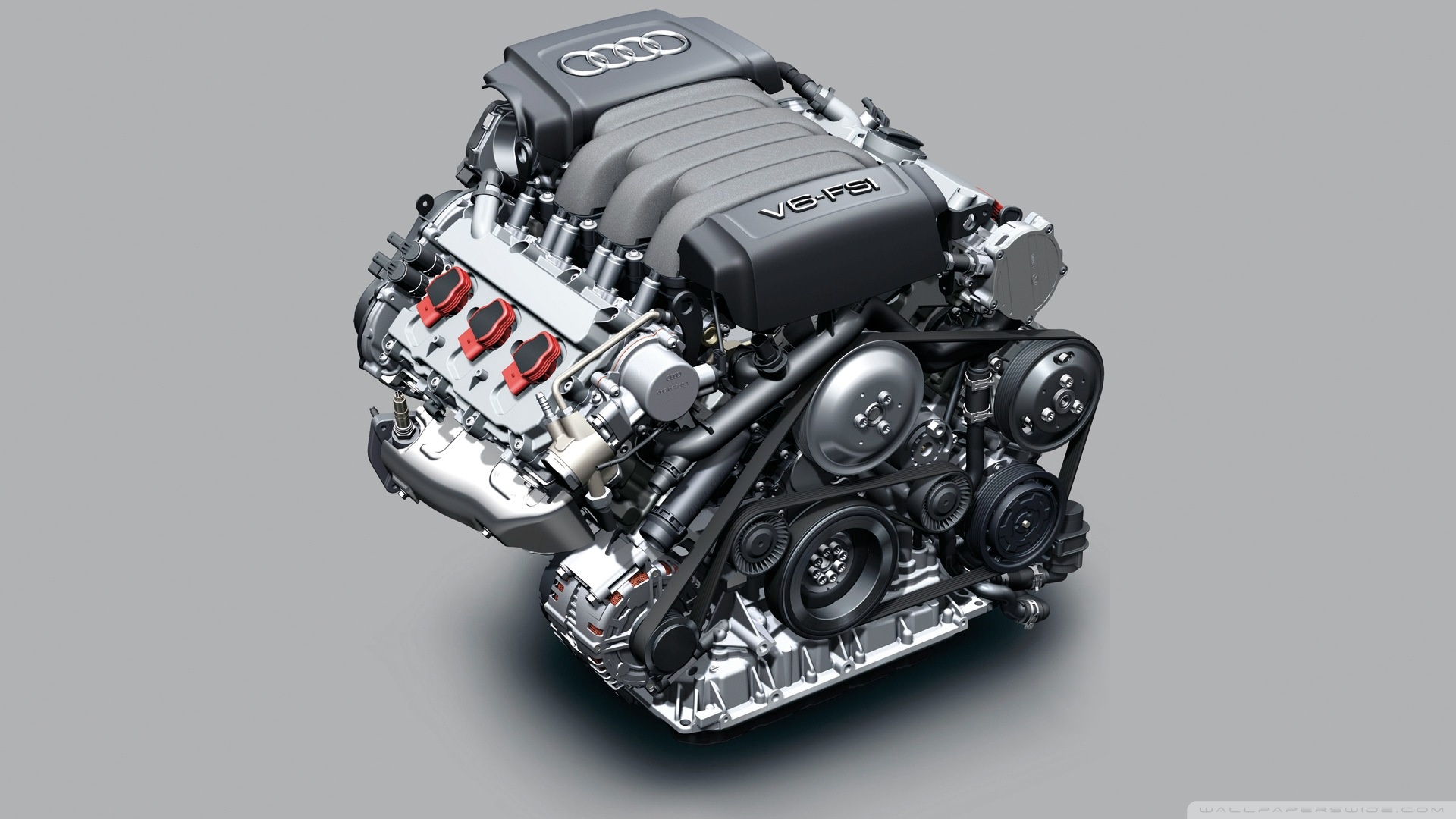 Picture of an Audi engine