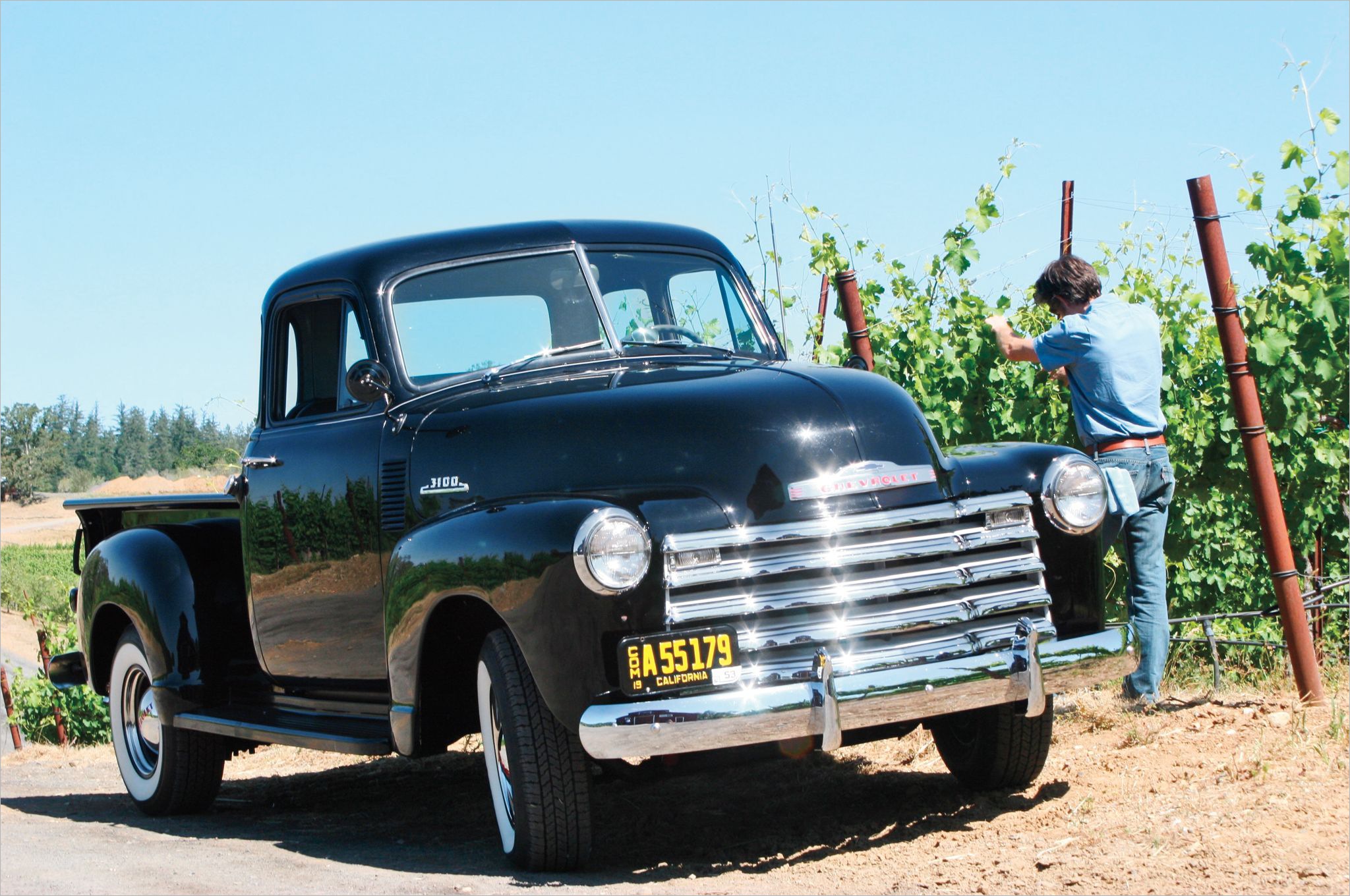 Old Chevy pickup truck